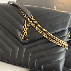 Authentic Loulou Large YSL Shoulder Bag 