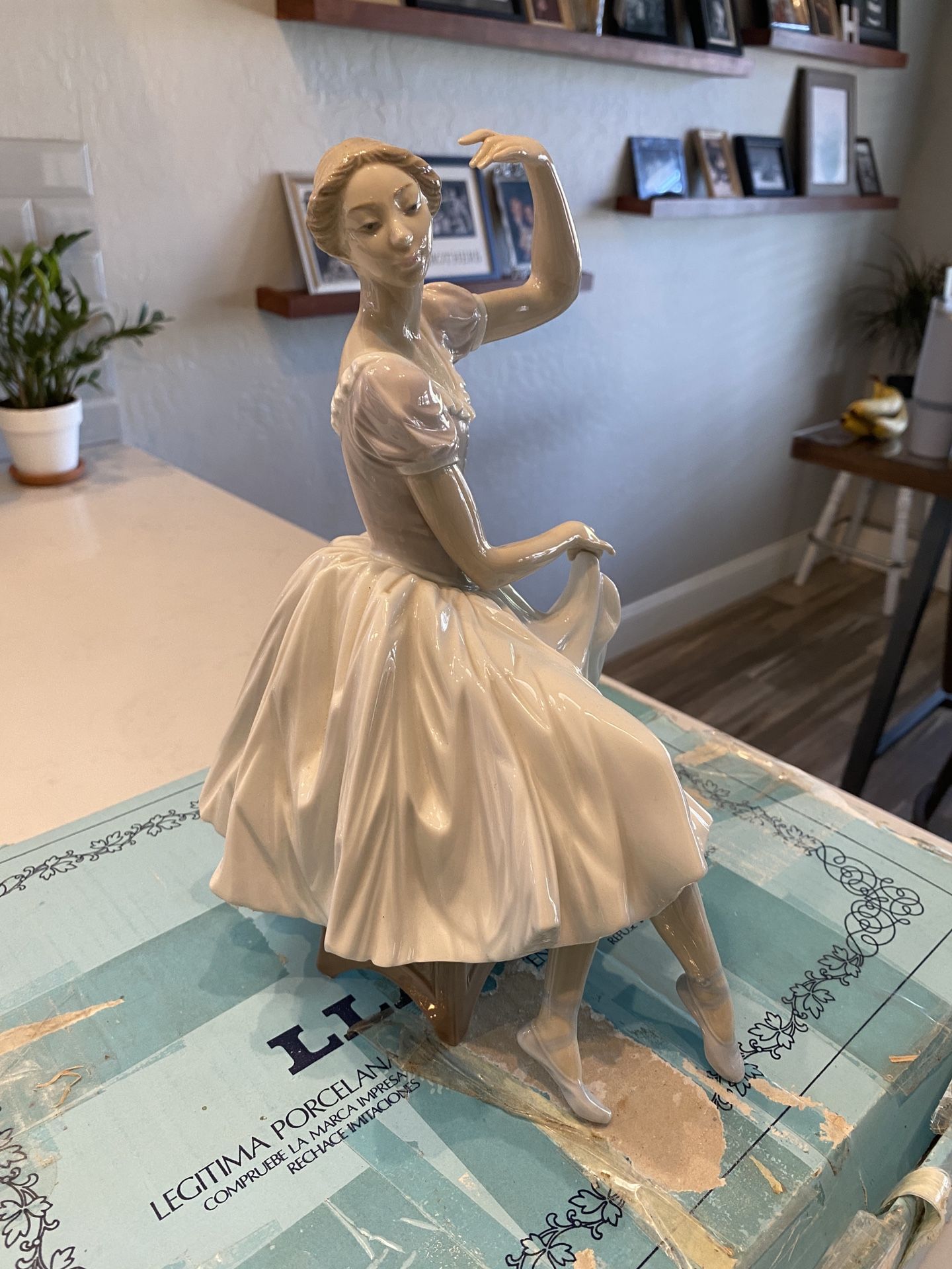 Lladro Figurine Titled “Weary Ballerina”