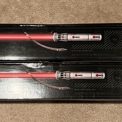 Star Wars Blacke Series Darth Maul Force FX Lightsaber 1 for $300, 2 for $600