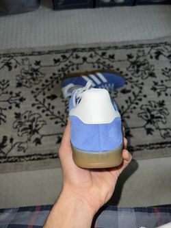 adidas gazelle silver green womens Adidas Gazelle Indoor 'Blue Fusion' – The Attic main image 0