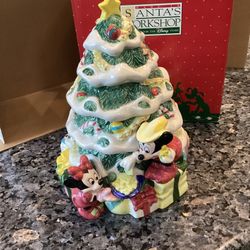 Disney Christmas Holiday Cookie Jar