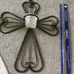 Metal Cross Wall Hanging 