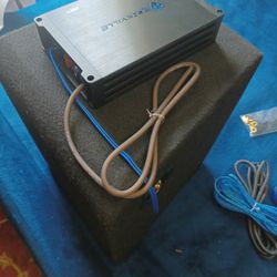 Brand New 10-in Sub With Amp