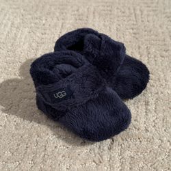 Ugg Baby Bixbee Bootie Navy 0-1 Infant Size