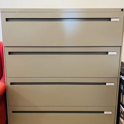 4-Drawer Metal Filing Cabinet