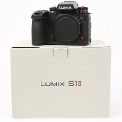 Lumix S1 II Mirrorless Camera (Body Only) 5.1K 60p Open Gate Recording