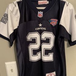 Dallas Cowboy's Emmitt Smith Authentic Throwback Jersey
