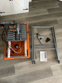 Ridgid tile saw