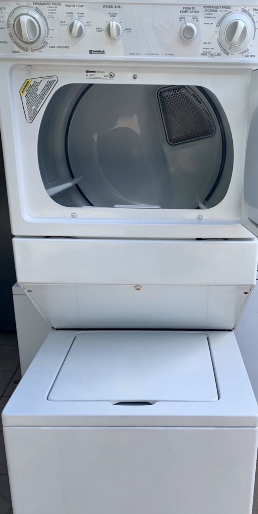 stackables washer & dryer  3 months warranty . delivery instalation available.