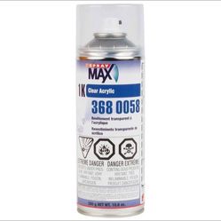 SPRAY MAX CLEAR COAT AUTOMOTIVE SPRAY CAN HIGH GLOSS UV PROTECTION