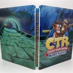 Crash Team Racing CTR Custom made Steelbook Case only for PS4/PS5/Xbox (No Game) New