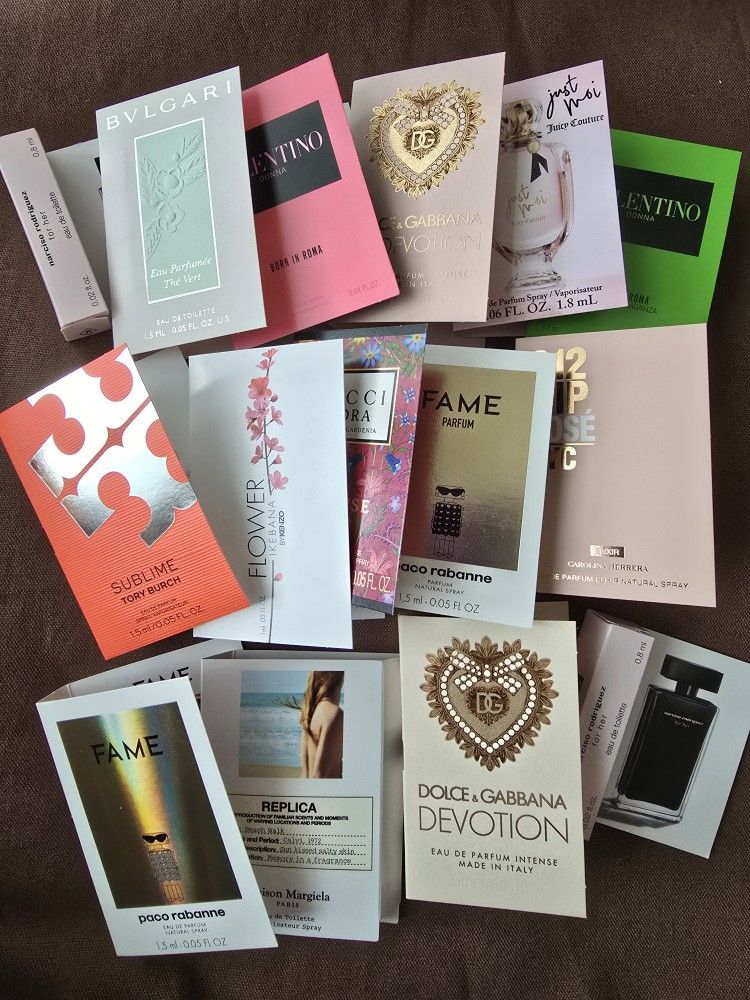 15 womens perfume samples ($25 cash)