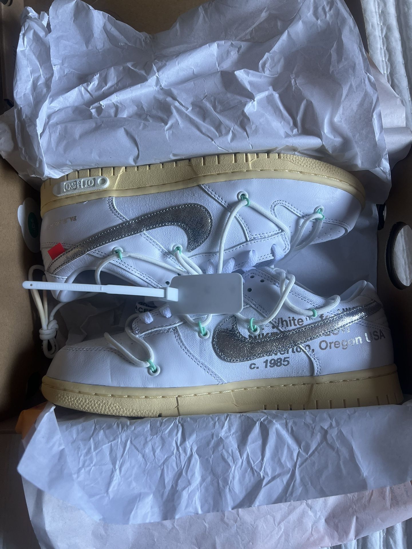 Off White Nike Dunk Lot 1/50