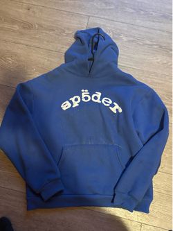 Blue sp5der hoodie