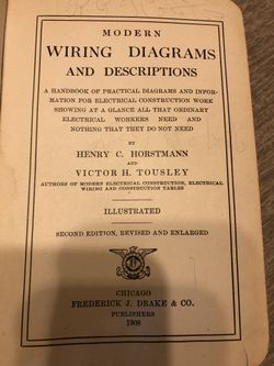 Antique Electricians Wiring Book
