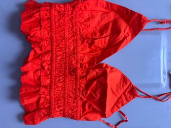 Small Orange top new no tag