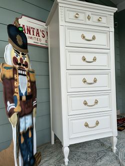 Vintage Dixie Solid Wood Lingerie Dresser Chest 