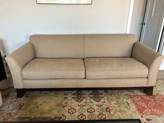 Pottery Barn Love Seat and Chair.
