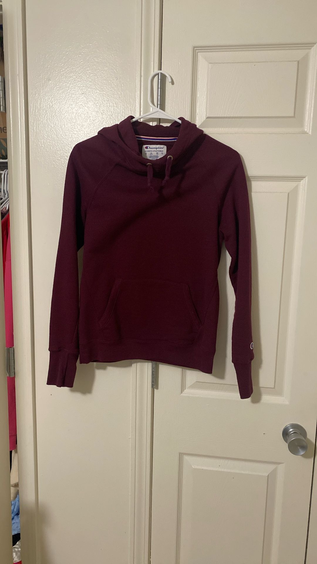 NEW XS Champion Burgundy Hoodie