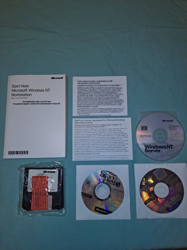 Microsoft Windows NT Workstation 4.0 Full Version