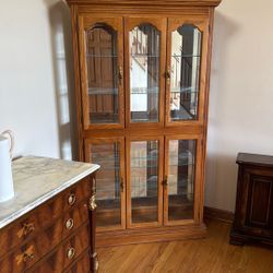 Lighted China Cabinet 