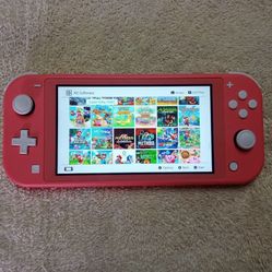 Nintendo Switch Lite With 100 Switch Games