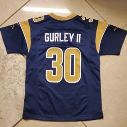 Nike On Field Los Angeles Rams Retro Todd Gurley Kids Youth Jersey Size M 10/12