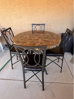 Four chair, dining table set Four chair, dining table set