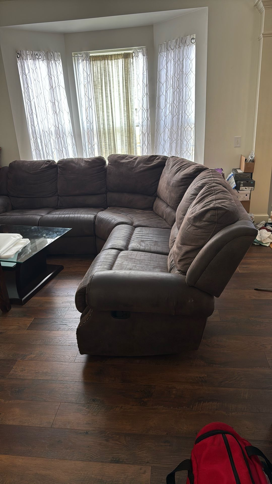 Sectional Couch -brown