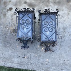 Hand-forged lanterns 