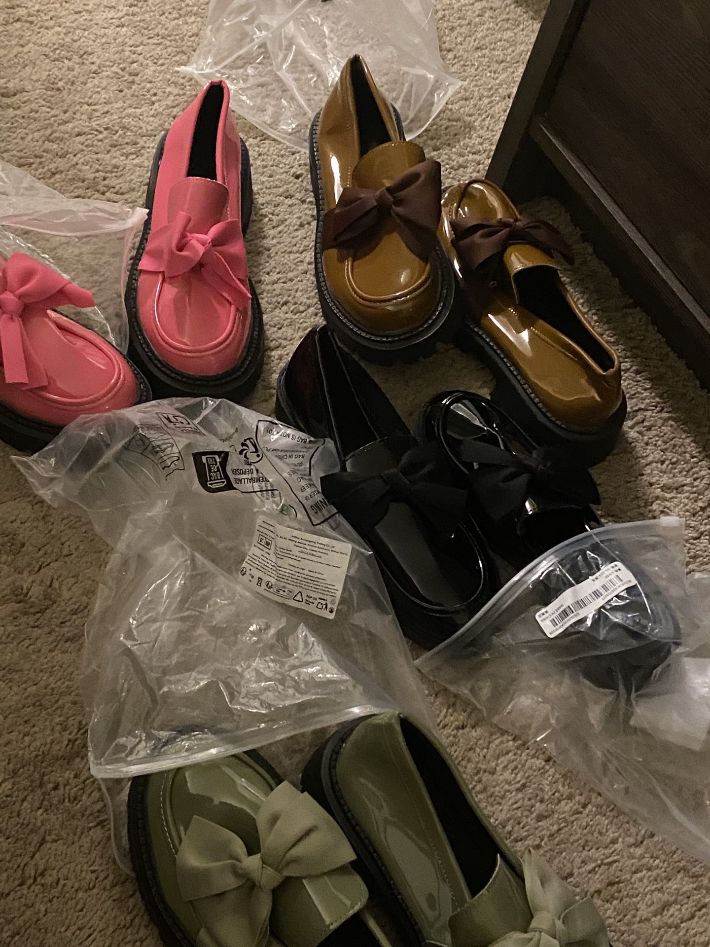 Cute Loafers With Bow