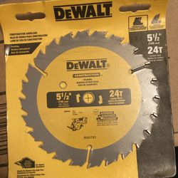 DeWalt 5 1/4” 24Tooth Circular Saw Blade NIB