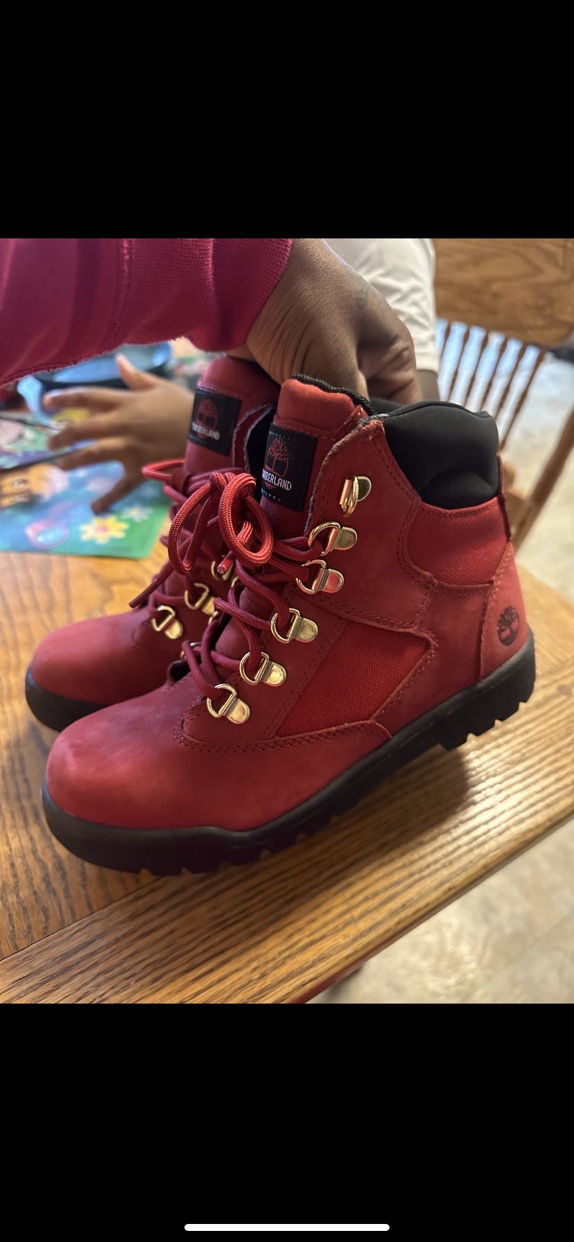 Size 4 Boys Timberland Boots