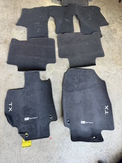 Lexus TX 350 F SPORT Carpet Floor Mats (OEM)