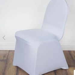 10 White Chairs Covers