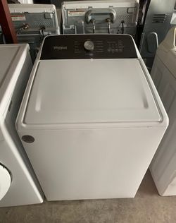 White Whirlpool Washer