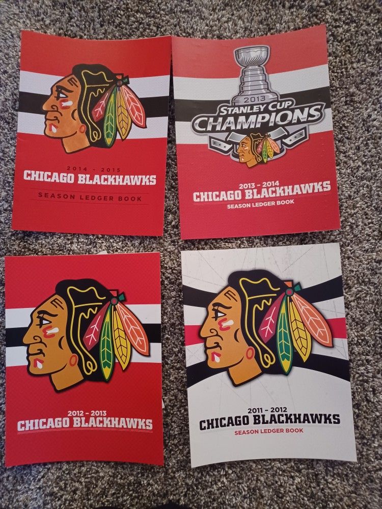 Chicago Blackhawk Ticket Stubs Full Stubs .2012 Thru 2106 Season tickets, Playoff , Final Round ,