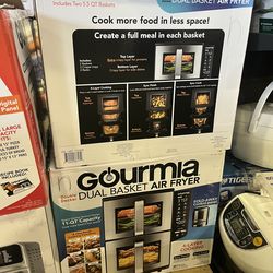Gourmia double basket air fryer