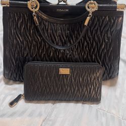 Coach handbag- Madison Gathered Twist Carrie Satchel