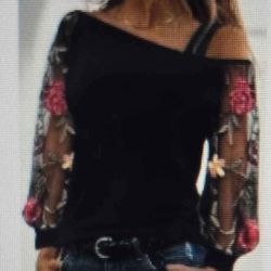 Women's floral blouse
