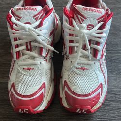 Balenciaga Runner 'White Rubber Bi-Color Sneak Red'
