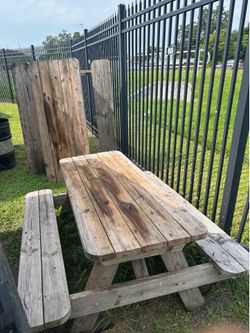 Wood tables