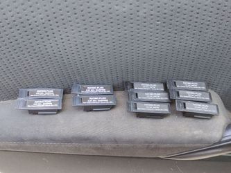 Several Square D rating plugs 9-10 of piece's