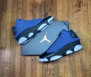 AIR JORDAN 13 RETRO (GS Brave Blue) [4Y,  5.5Y,  6Y,  6.5Y,  7Y ]