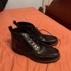 Men’s Rockport Black Boots Size 10.5 Black In Great Condition 