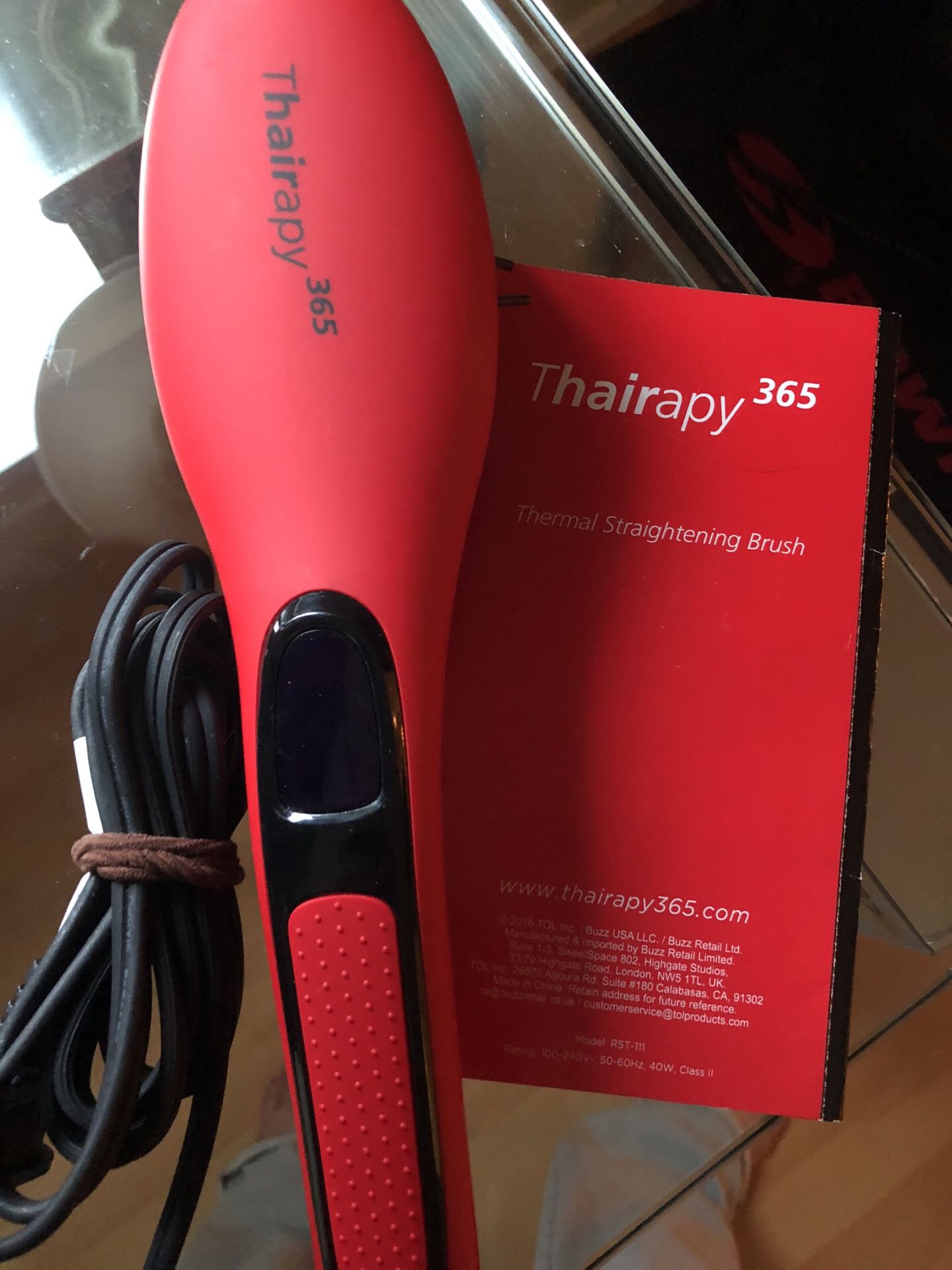 THairapy 365 thermal straightening brush