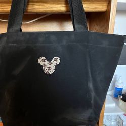 DISNEY BLACK TOTE / EUC 