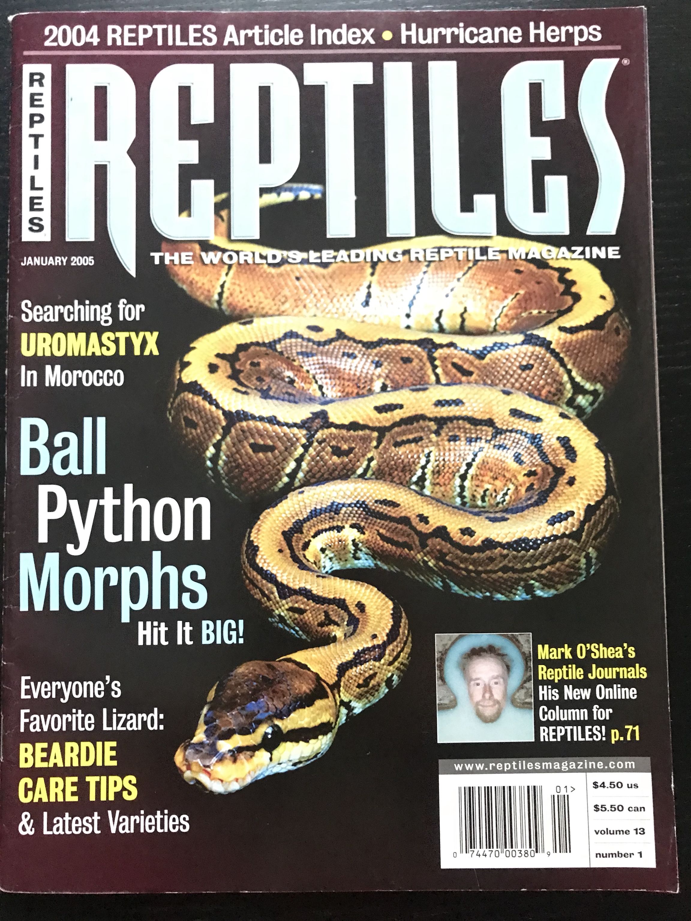 Reptiles Magazine Jan 2005