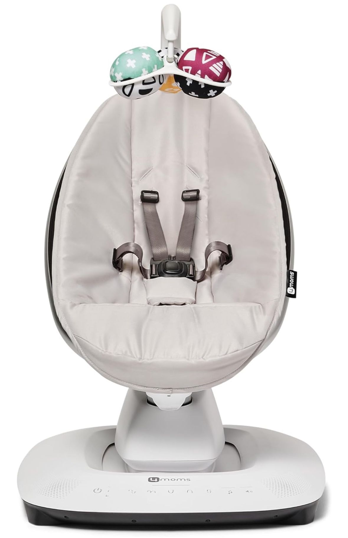 4moms MamaRoo Multi-Motion Baby Swing, 5 Unique Motions, Grey