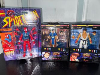 Marvel legends Ben Riley & Jada toys street fighters lot
